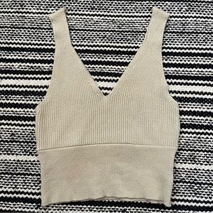 ribbed tank top